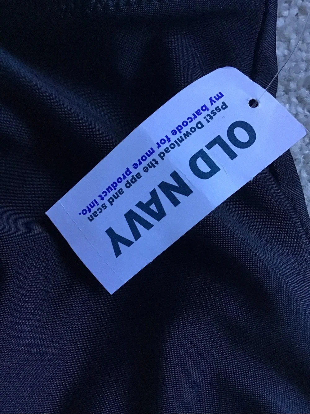 Old Navy Black High Waisted Swim Bottoms NWT Medium Bikini Briefs Bathing Suit⁠
